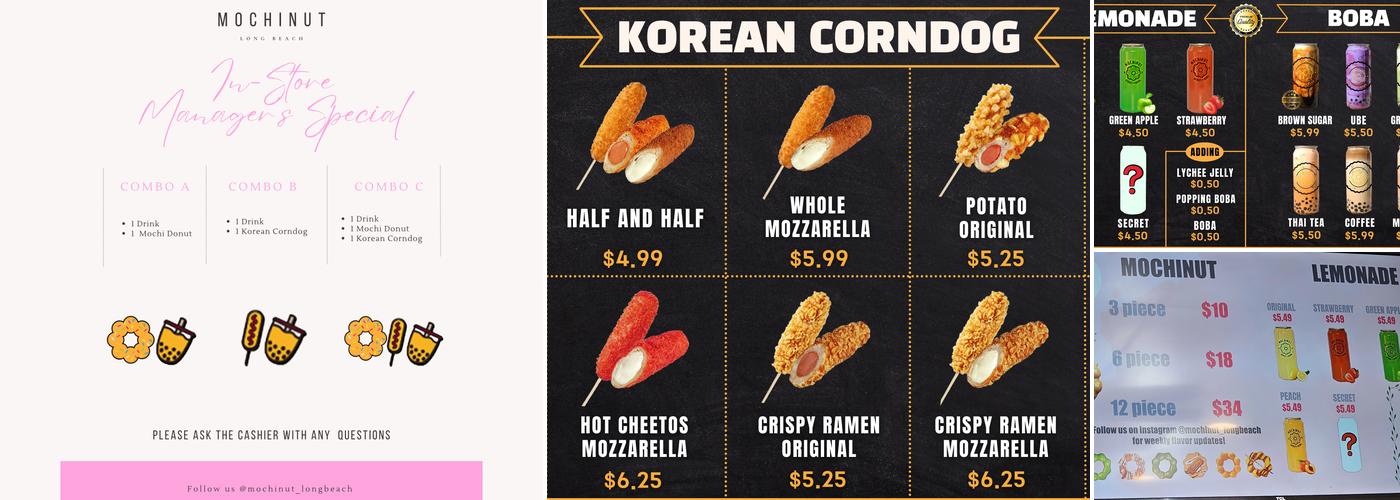 Mochinut - Long Beach Menu