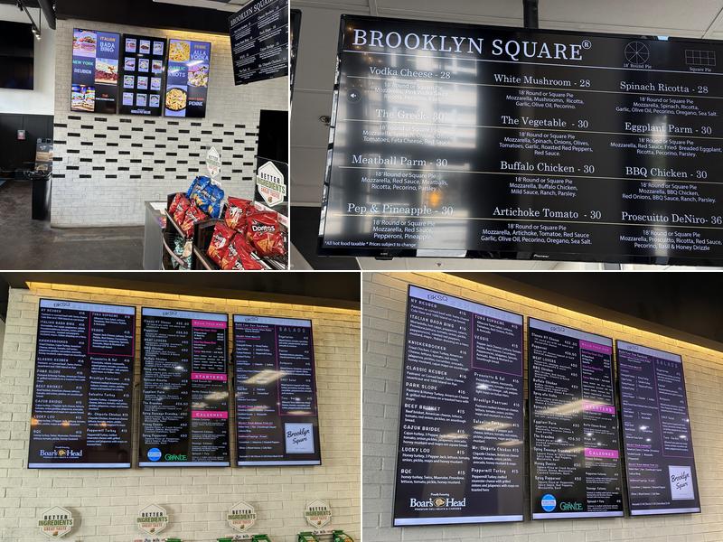 Brooklyn Square Menu