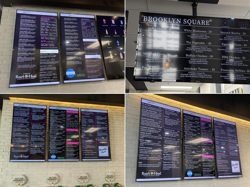 Brooklyn Square Menu