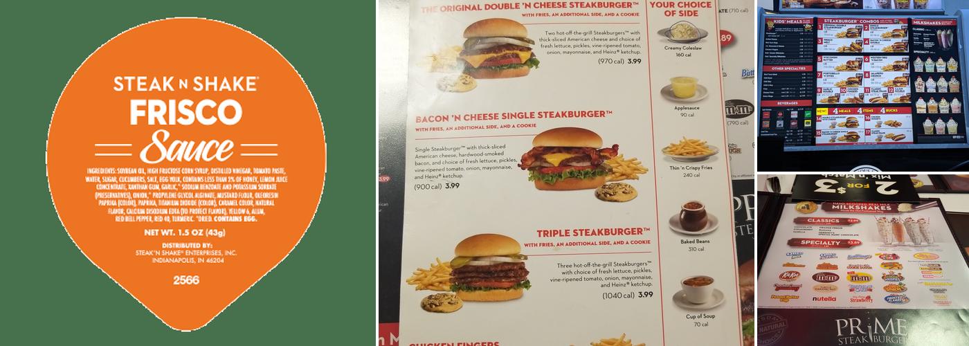 Steak 'n Shake Menu