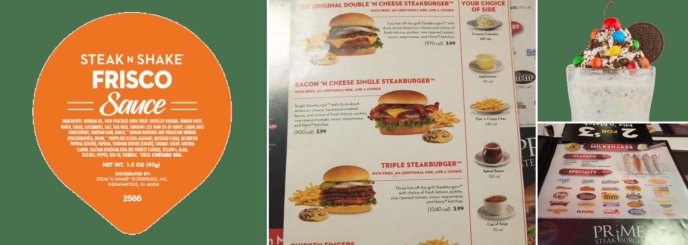 Steak 'n Shake Menu