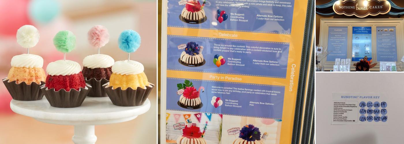 Nothing Bundt Cakes Menu