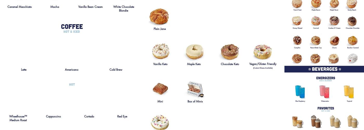 Parlor Doughnuts Menu