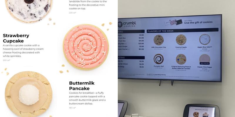 Crumbl - Flowood Menu