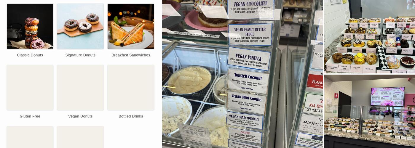 Once Bitten Donuts Menu