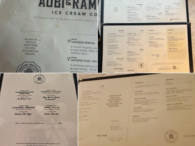 Aubi & Ramsa Menu