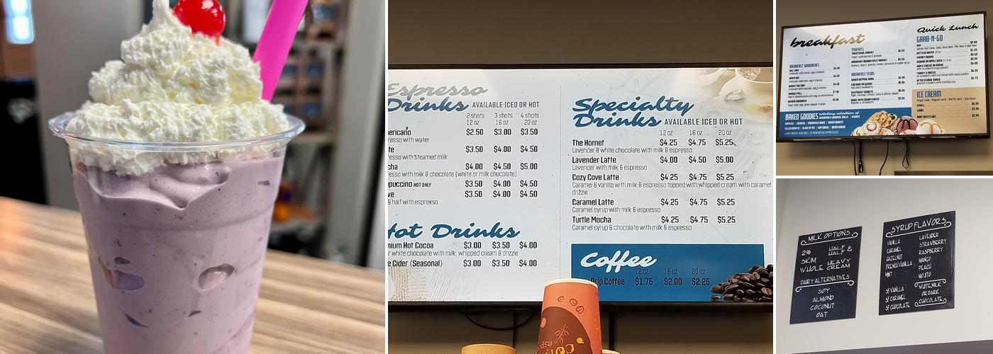 Cozy Cove Coffee Co. Menu