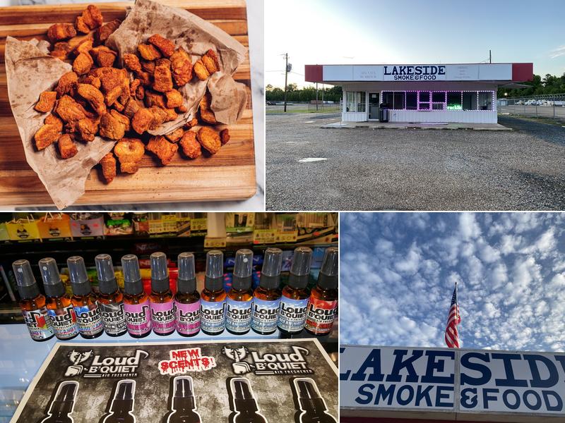 Lake Side Smoke And Food