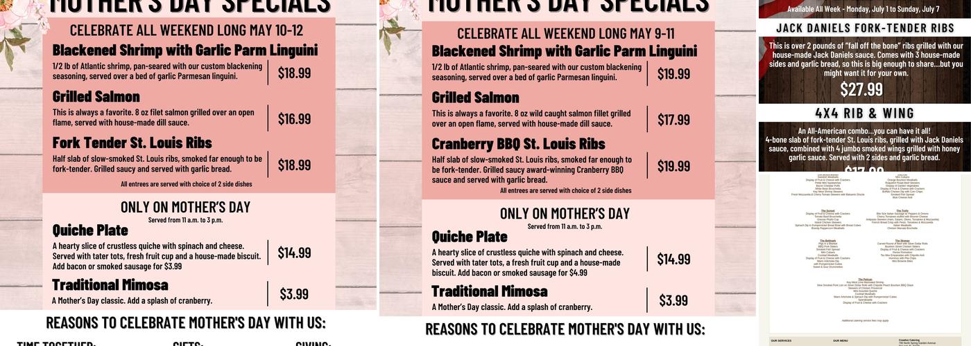 Creative Catering Menu