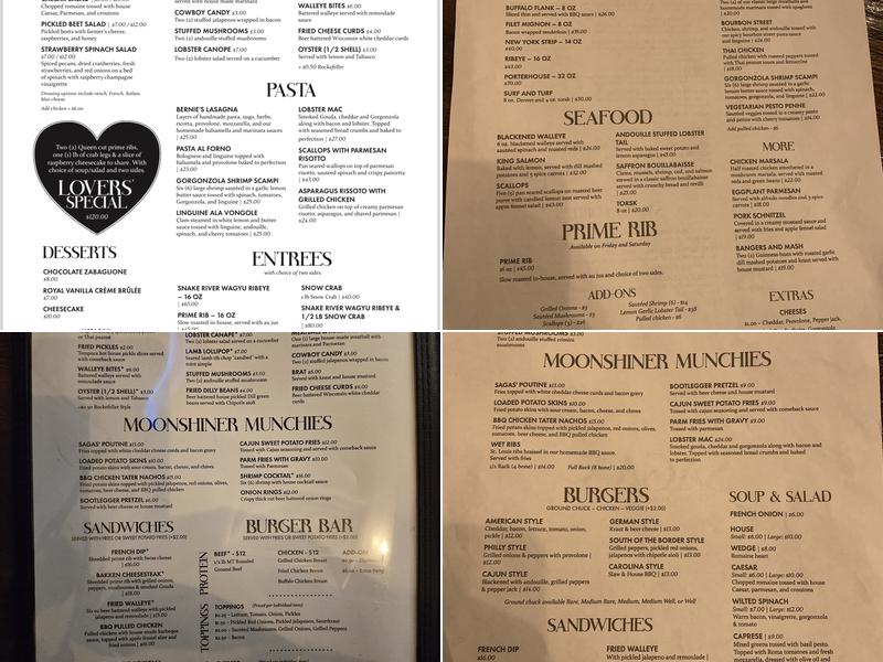 Sagas Menu