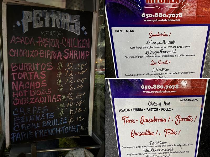 PETRA'S KITCHEN Menu