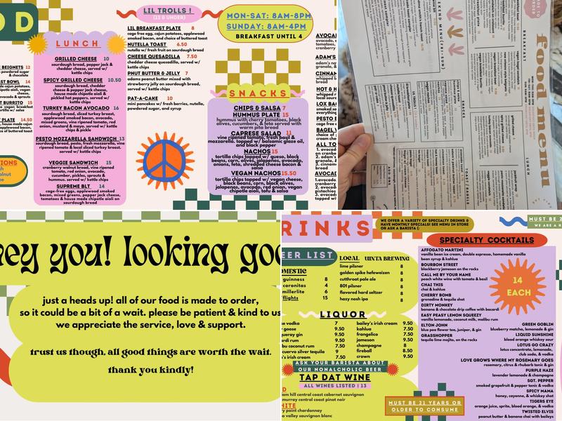 Peace on Earth Coffee Menu