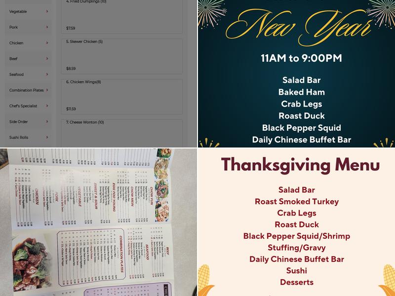 ROYAL BUFFET Menu