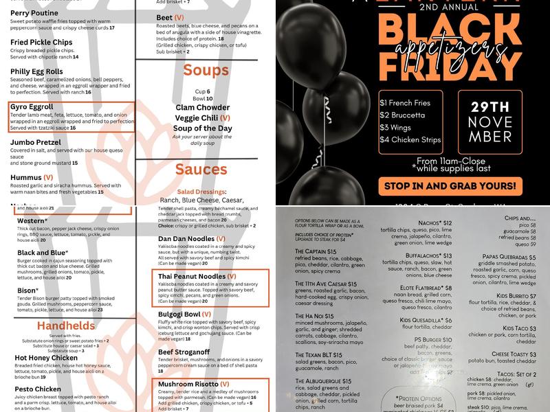 South Perry Lantern Menu