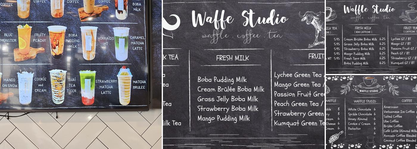 Waffle Studio Menu