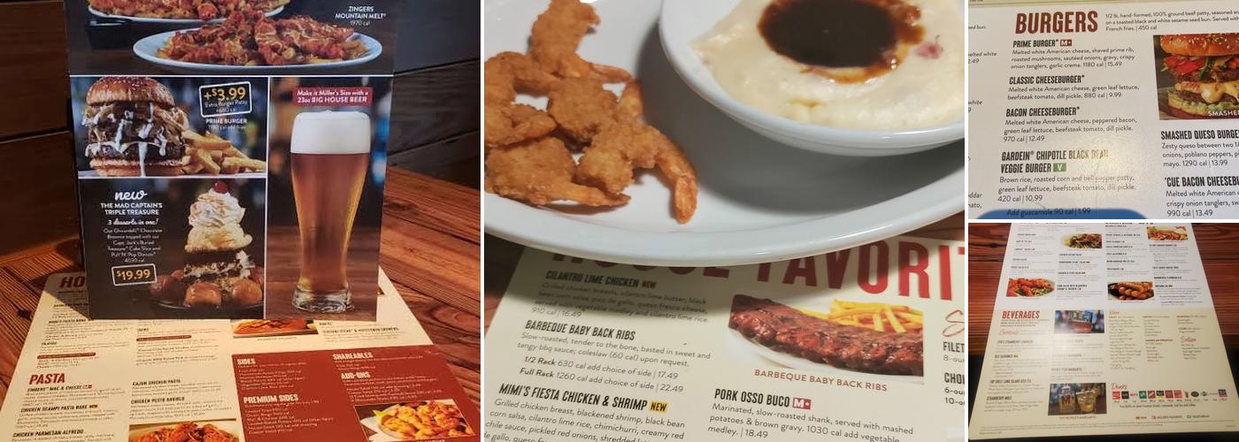 Miller's Ale House Menu