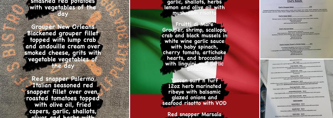 Chef’s 30A Deli Menu