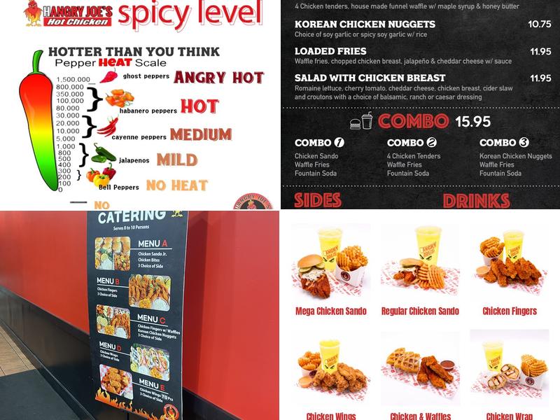 Hangry Joe's Hot Chicken & Wings Menu