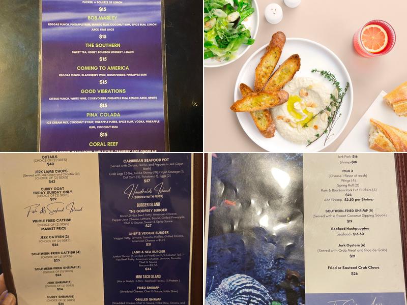 Godfrey's Flagship Menu