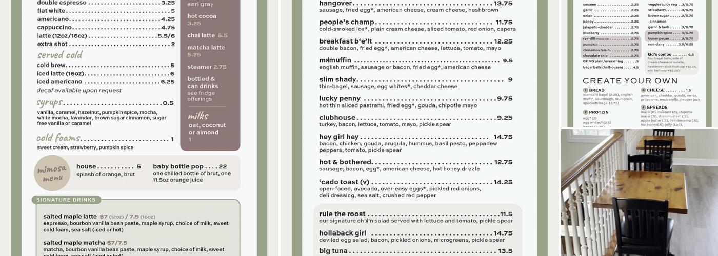 bkd Bagels Menu