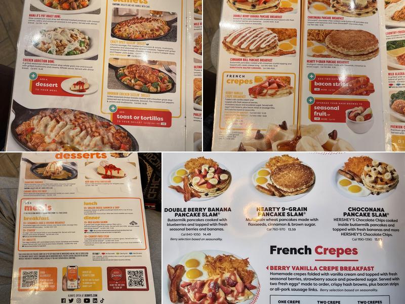 Denny's Menu