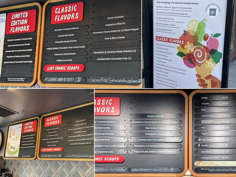 Salt & Straw Menu