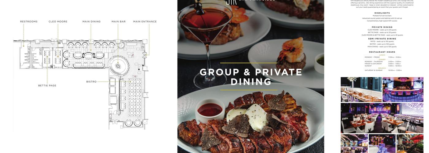 STK San Francisco Menu