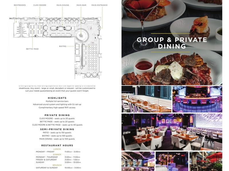 STK San Francisco Menu