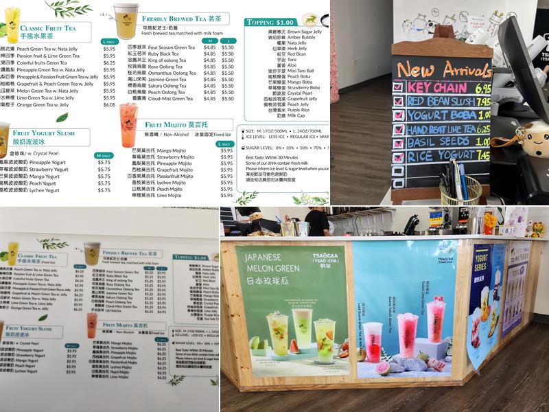 Tsaocaa Westminster Menu