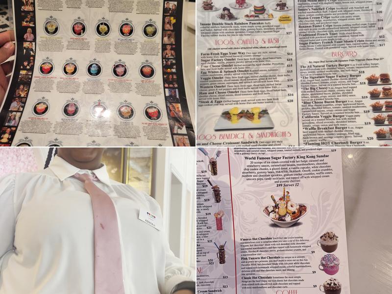 Sugar Factory - Detroit Menu