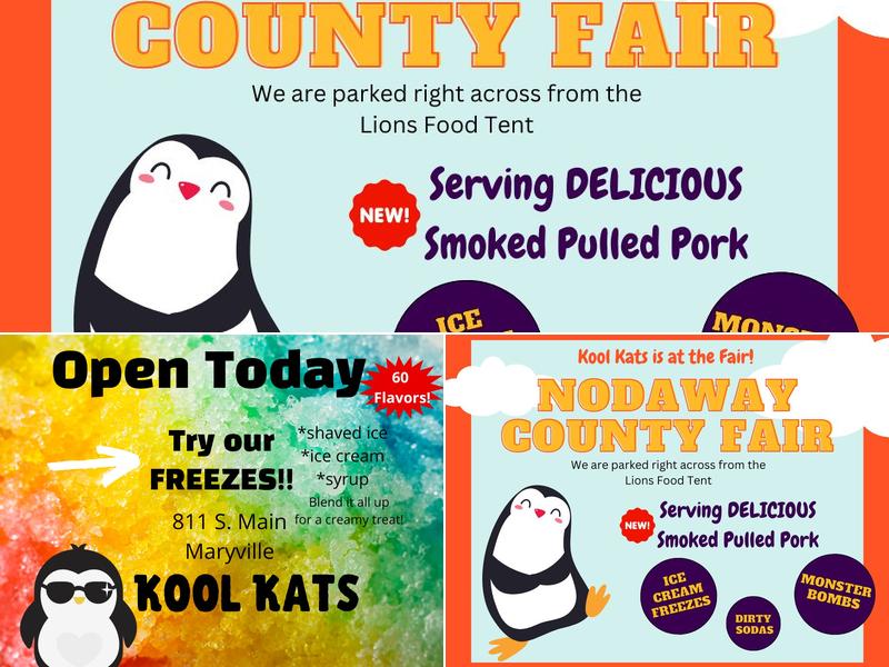 Kool Kats Menu