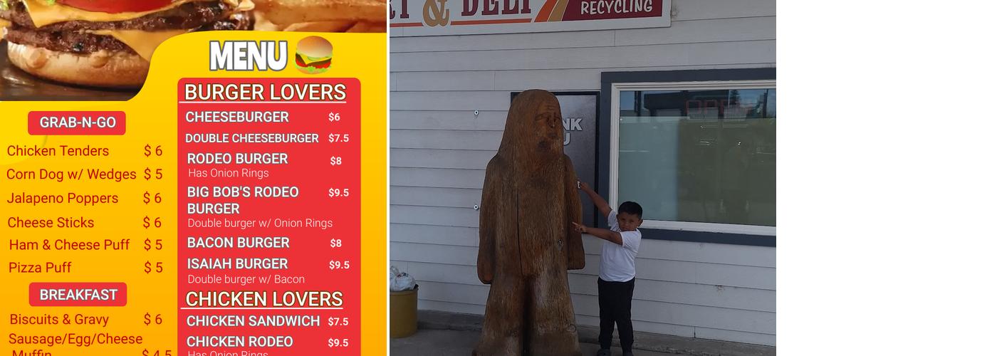 Black Butte Mini Mart & Deli Menu