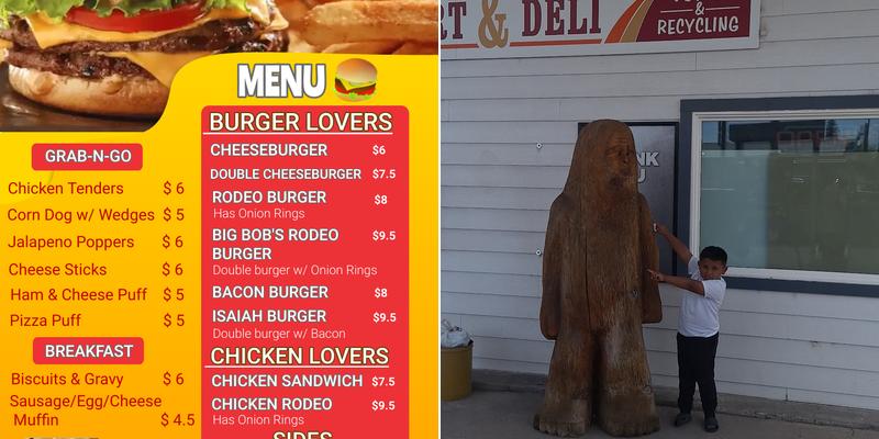 Black Butte Mini Mart & Deli Menu