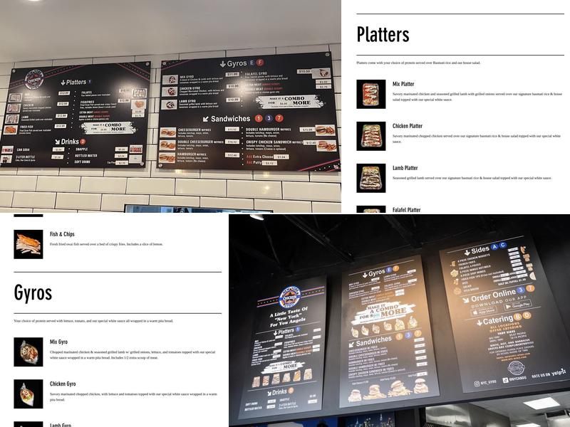New York Chicken & Gyro Menu