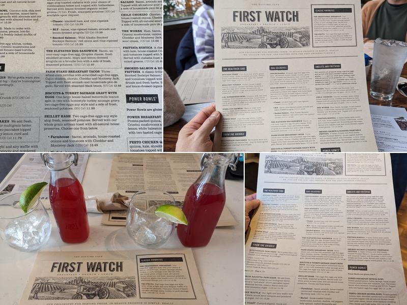 First Watch Menu