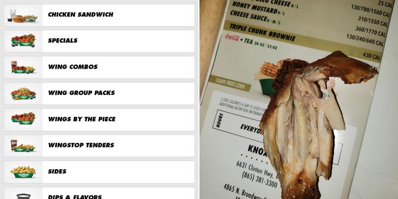 Wingstop Menu