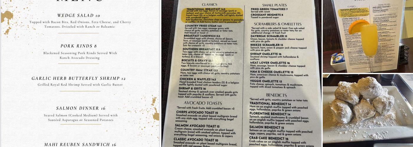 Chirps Menu