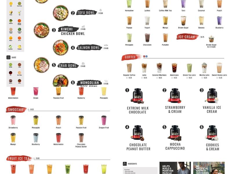 Bubble Tea Lab mundelein Menu