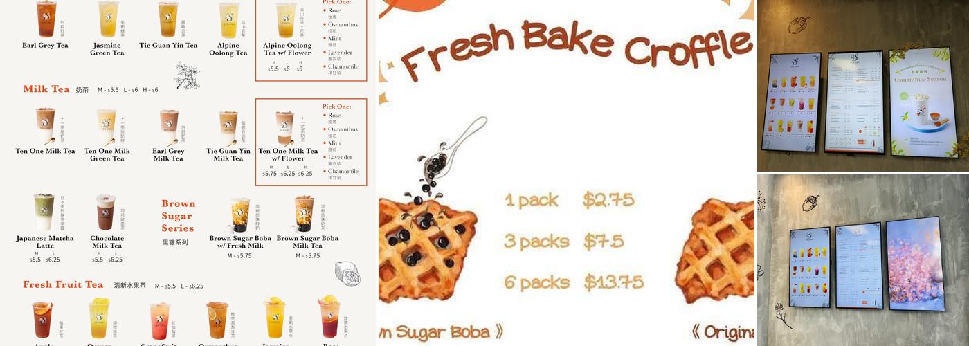 Ten One Tea House Menu