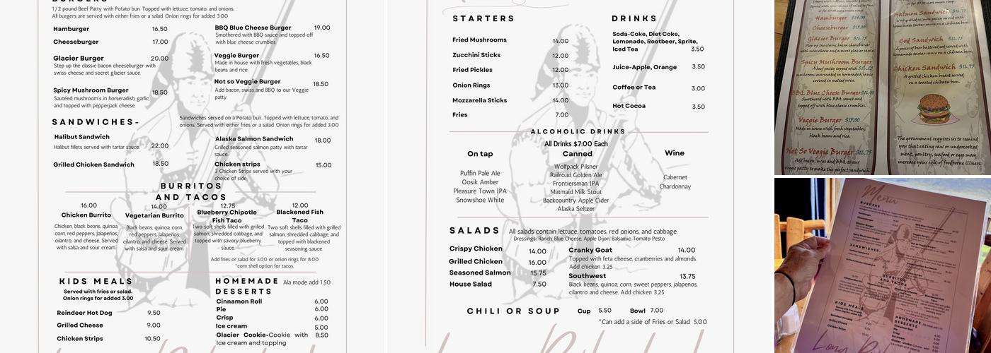 Long Rifle Lodge Menu