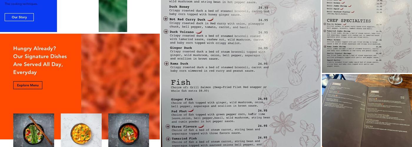 8thai restaurant Menu