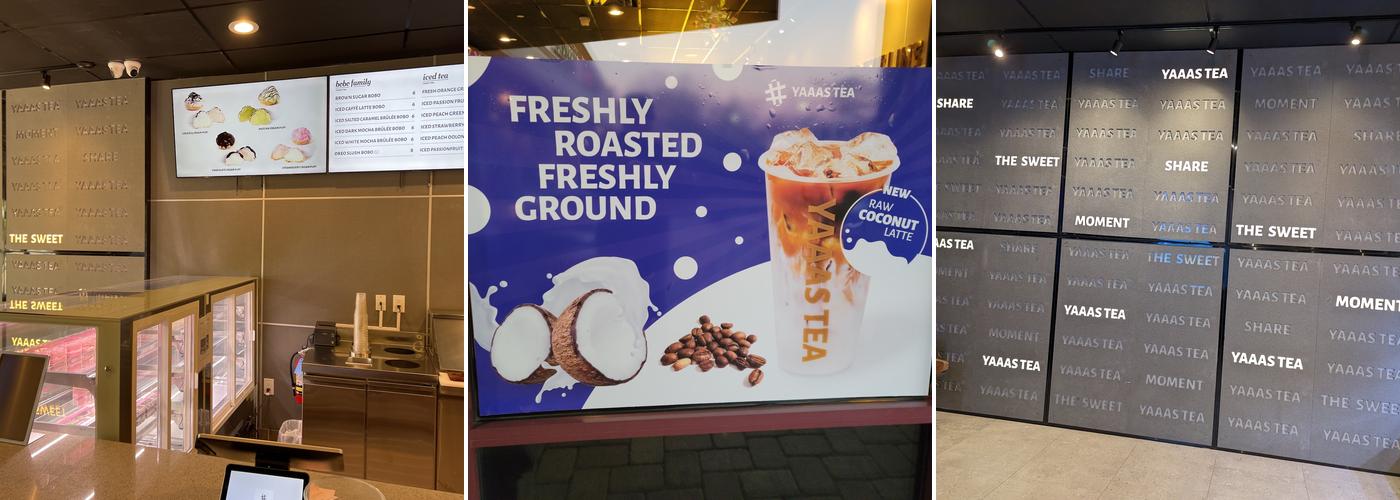 YAAAS TEA Hauppauge Menu