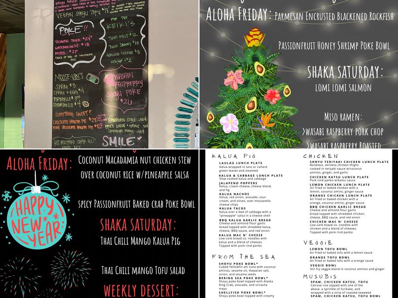 Kamakani Kitchen Menu