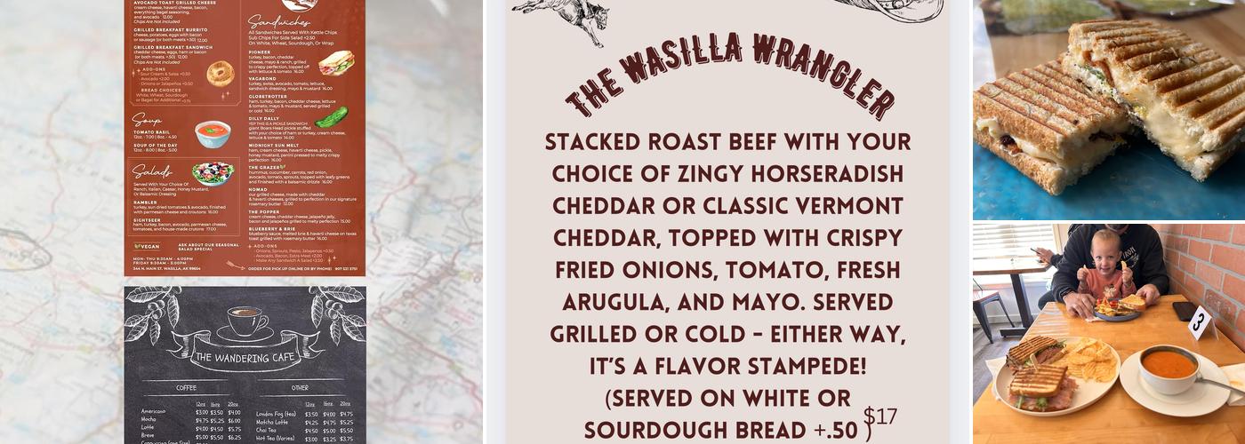 The Wandering Cafe Menu