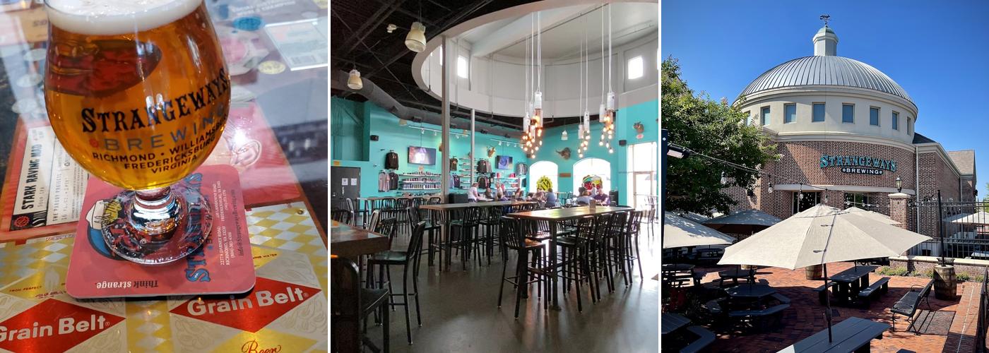 Strangeways Brewing Williamsburg Menu