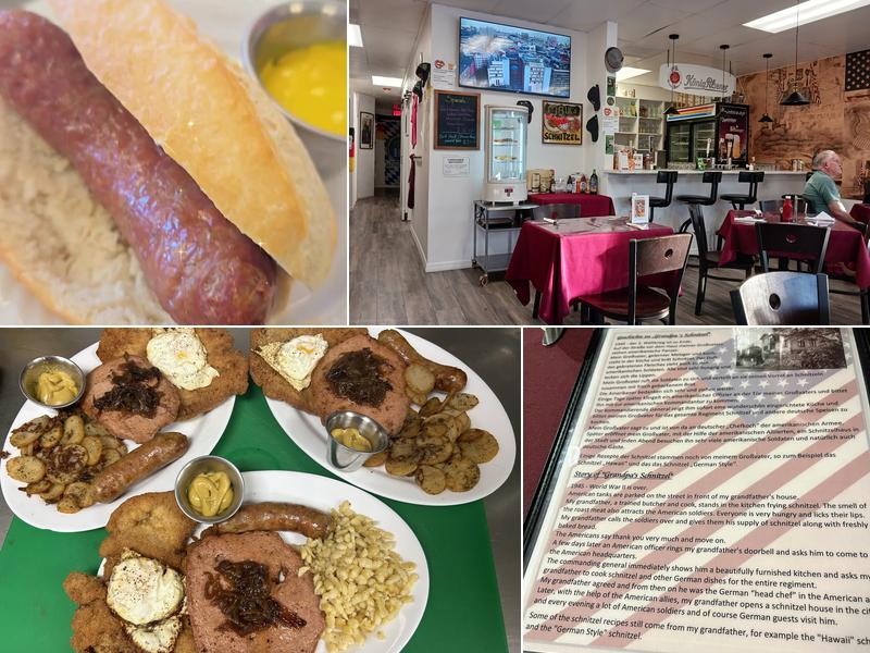 Grandpa's Schnitzel Menu