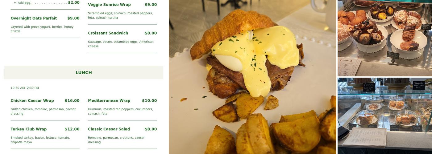 The Gilded Acorn Menu