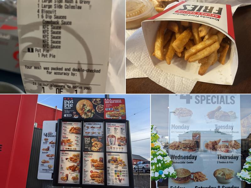 KFC Menu