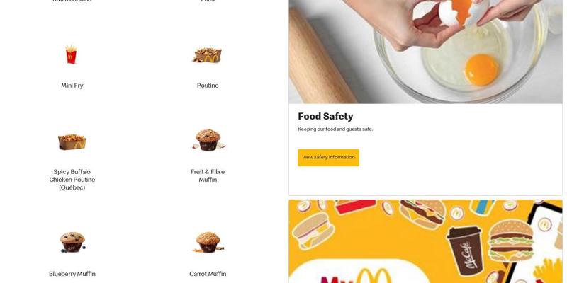 McDonald's Menu