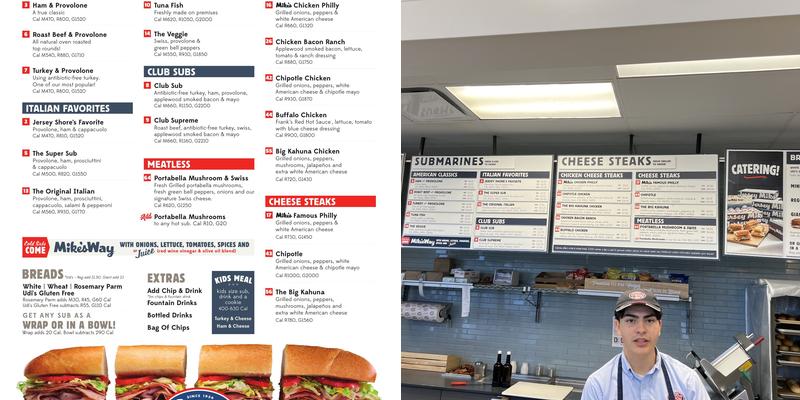 Jersey Mike's Subs Menu